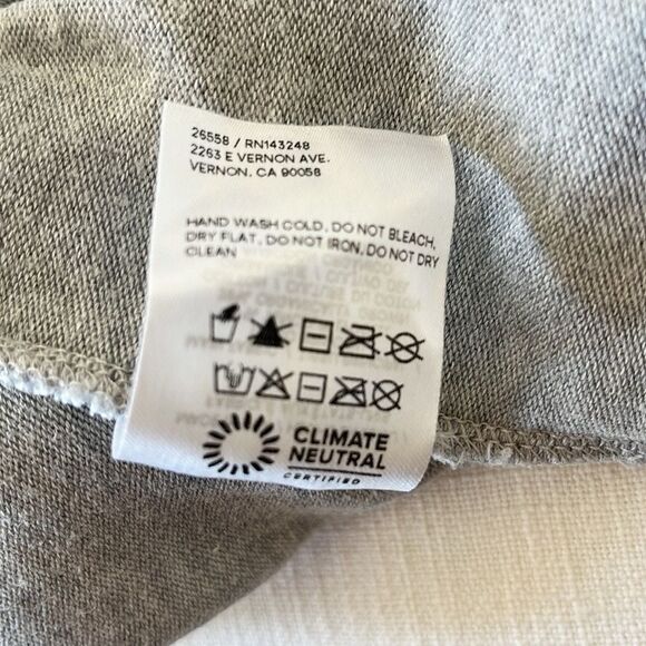 Reformation Gray Oversized Long Sleeves Shirt Dress - Picture 12 of 12